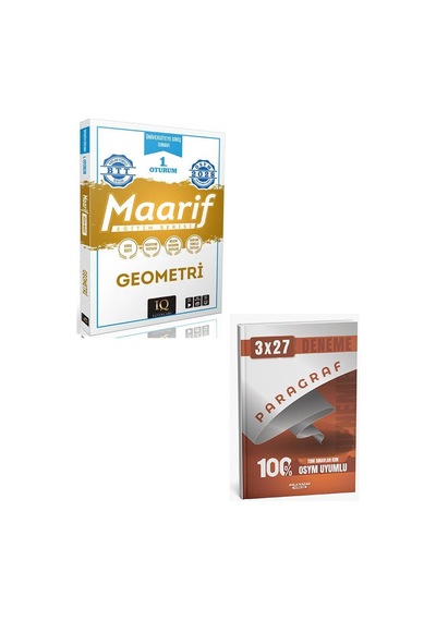 2027 Iq 2028 Yks Tyt Geometri Maarif Eğitim Serisi 1. Oturum+anla Kazan Paragraf Deneme