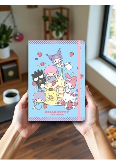 Keskin Color Lisanslı Hello Kitty And Friends 80 Yaprak A5 Defter - Mavi