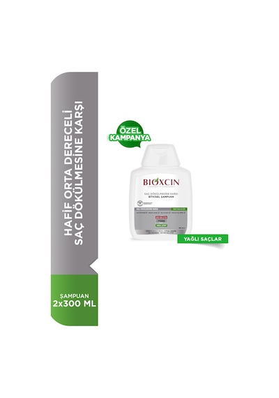 Bioxcin Klasik Yağlı Saçlar İçin Şampuan 2 x 300 ML