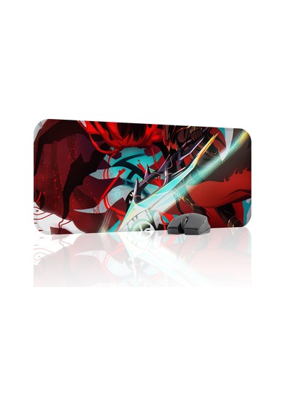 Gurren Lagann Kaymaz Dikişli Kauçuk Oyuncu Mousepad V2 - 70x30 Xl Gaming Mouse Pad Fare Altlığı