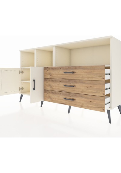 Hyperion Konsol 5 Raflı 3 Çekmeceli 2 Kapaklı 176x44x99 Aytaşı-ay Aytaşı-aytaşı/çam Hyperion Konsol 5 Raflı 3 Çekmeceli 2 Kapaklı 176x44x99 Aytaşı-ay Aytaşı-aytaşı/çam