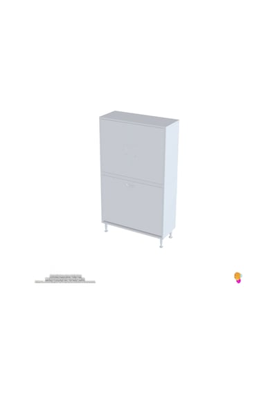 Modilayn İlkim 60 X 138 X 32,5 Cm' Lik Kapak İçi Çift Raflı, İki Akıllı Çamaşır Sepetli Dolap Beyaz Modilayn İlkim 60 X 138 X 32,5 Cm' Lik Kapak İçi Çift Raflı, İki Akıllı Çamaşır Sepetli Dolap Beyaz