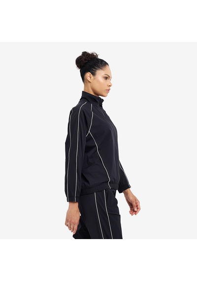 Lescon Siyah Kadın Fermuarlı Sweatshirt 26n-2128