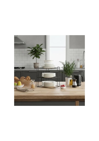 Banyo Ve Tezgah İçin 3 Katlı Tabak Düzenleyici Organizer 7009