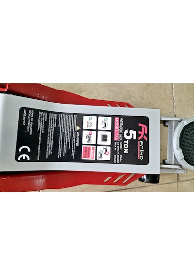 Çift Piston 5 Ton Düşük Profil Hidrolik Arabalı Kriko