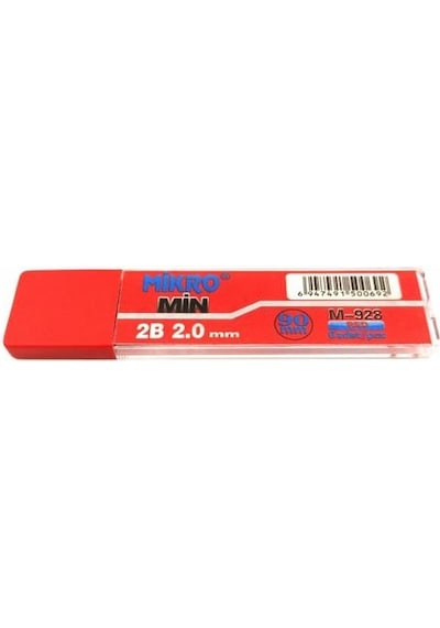 Kalem Ucu 2.0Mm 2B Mikro 2B Kalem Ucu 2Mm Kırmızı