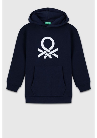 United Colors Of Benetton Erkek Çocuk Bnt-b23341 Sweatshirt Lacivert-2126 Lacivert