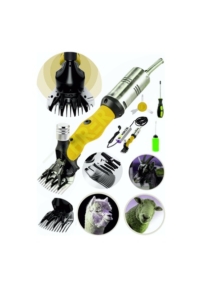 Böhrer Bhadp01 Pross Dark Yellow Güçlendirilmiş Adaptörlü Yeni Nesil Koyun - Keçi Kırkma Kırpma Makinesi