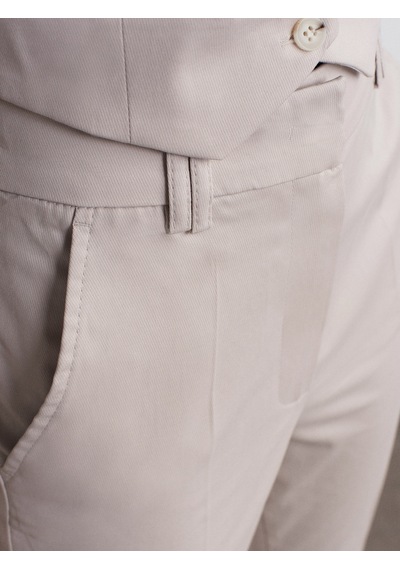 Dilvin Slim Fit Yüksek Bel Pantolon Taş