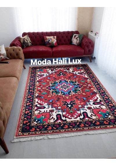 Etnik Desen Yıkanabilir Halı
