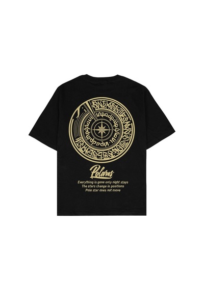 Adrift Polaris Oversize Unisex T-shirt Siyah