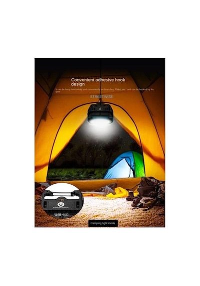 Wison Ws-582 Powerbank Özellikli Tripod Bağlantılı Mıknatıslı 3500 Lümen Usb Şarjlı Çalışma Feneri Diğer