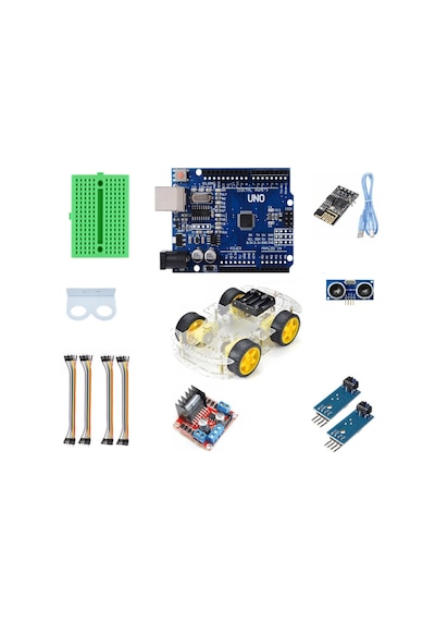Emes Robotik 4Wd Wifi Engelden Kaçan Çizgi Takip Eden Araç Seti N11.2254