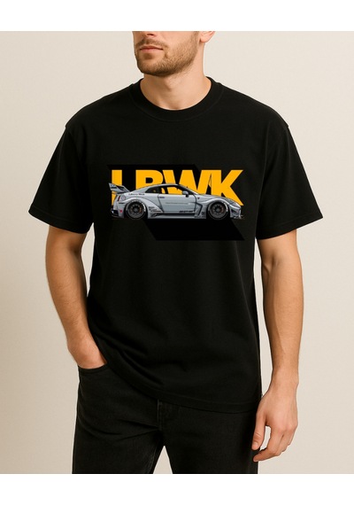 Lbwk Baskılı T-shirt Siyah