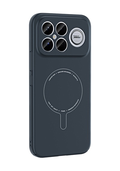 Maks Technology Poco F8 Ultra Kılıf M-safe Şarj Özellikli Kamera Korumalı Mkst Elio Sert Pc Kapak - Lacivert