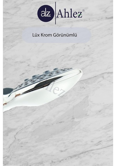 5 Fonksiyonlu Duş Başlığı Ve Örgülü Duş Hortumu Seti Krom