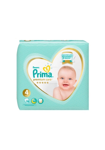 Prima Premium Care Bebek Bezi 4 Beden 28 Adet