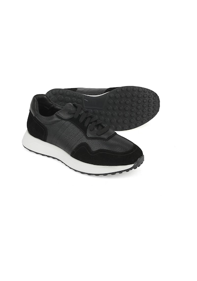 Ziya, Erkek Hakiki Deri Sneaker 1531026z265 Siyah 1531026z265 000 Siyah