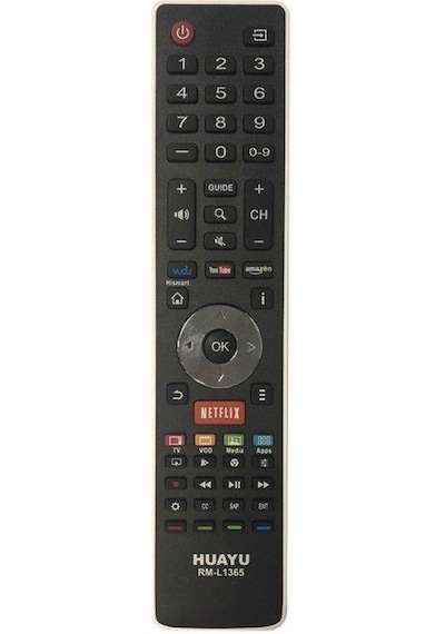 Hisense Rm-L1365 Lcd-Led Tv Kumanda