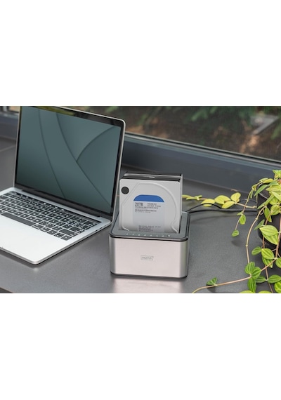 Da-71540-2 Çift Sata Hdd Yerleştirme İstasyonu Usb 3.0 2,5 İnç / 3,5 İnç Ssd Ve Sabit Disk İçin Sa