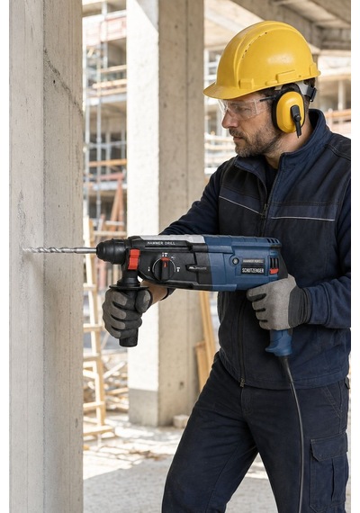 3 Lü Fayans Usta Seti Şajlı Fayans Tutma Döşeme Makinesi-elektrikli Alçı Boya Karıştırıcı-kırıcı Deliçi Hilti Mavi Sp701