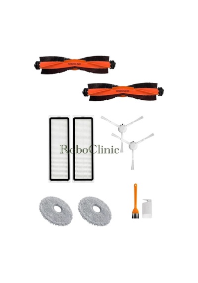 Xiaomi Robot Vacuum X10 Plus X20 Plus Uyumlu Yedek Fırça,hepa Filtre,mop Seti-10 Parça