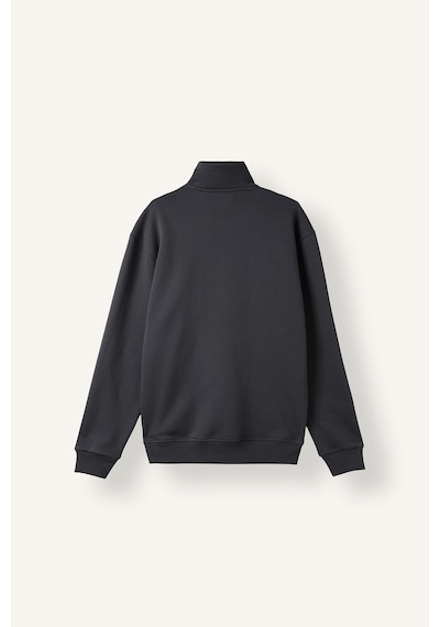 Defacto Regular Fit Dik Yaka Yarım Fermuarlı Basic Sweatshirt X7405az26auar9 Antrasit-ar9