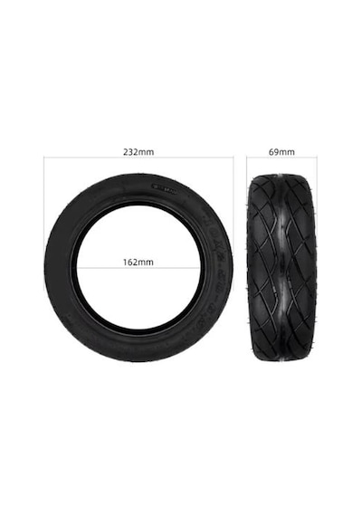 Bike Sky Chaoyang 10x2.50-6.5 Tubeless Elektrikli Scooter Dış Lastik