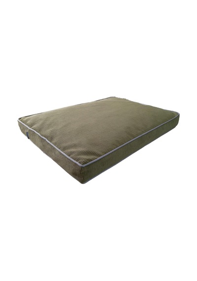 Visco Dolgulu Çift Taraflı Ve Fermuarlı Yıkanabilir Köpek Yatağı-large 70x80x10cm Fc.yesil