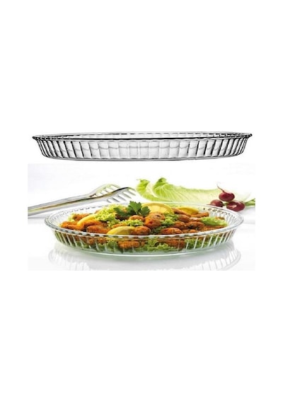 Paşabahçe 59044 Borcam Yuvarlak Tepsi 26 CM 1720 CC Paşabahçe 59044 Borcam Yuvarlak Tepsi 26 CM 1720 CC