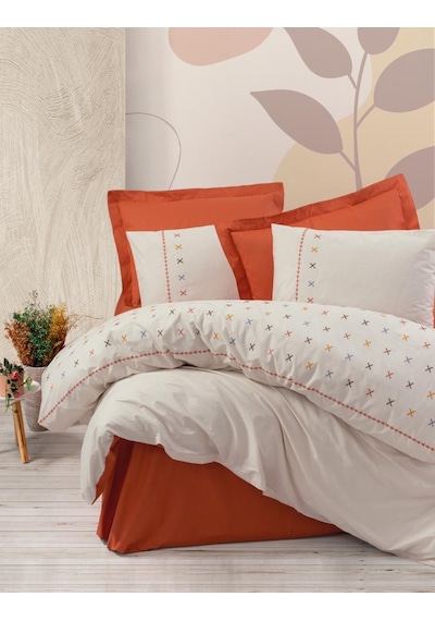 Ranforce Çift Kişilik Nev Takımı Joli Kiremit - Blba-456005 Renkli
