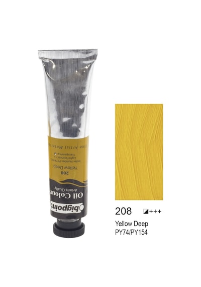 Bigpoint Yağlı Boya 45 Ml Yellow Deep 208 X 6 Adet Diğer
