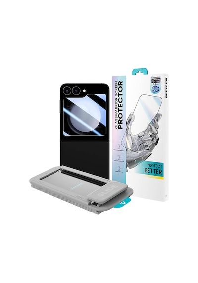 Galaxy Z Flip 6 Uyumlu Benks Glass Warrior Hd Cam Ekran Koruyucu Uygulama Aparatlı