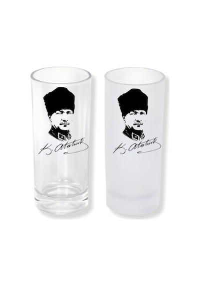 Atatürk Buzlu Ya Da Buzsuz Seçenekleriyle Rakı Bardağı 001