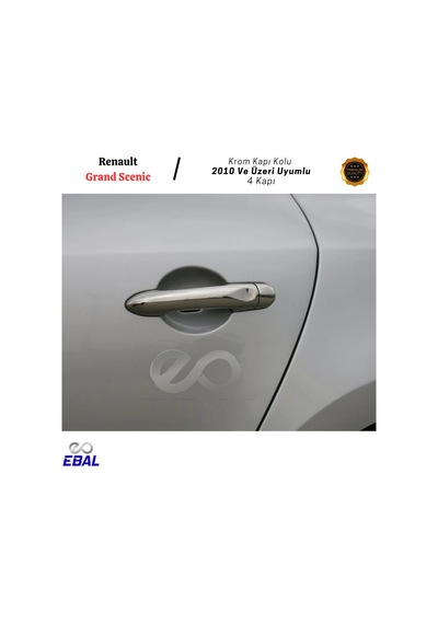 Ebal Otomotiv Renault Grand Scenic Kapı Kolu 4 Kapı 2010 Sonrasi P.Çelik