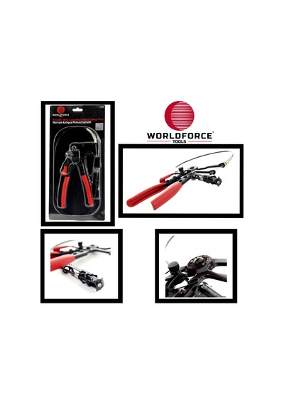 Worldforce Hortum Kelepçe Pensesi Spiralli 18-54Mm Profesyonel N11.893