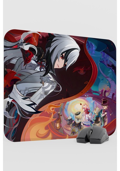 Arlecchino Genshin Impact Anime Gacha V3 - 48x40 Xl Gaming Mouse Pad Fare Altlığı