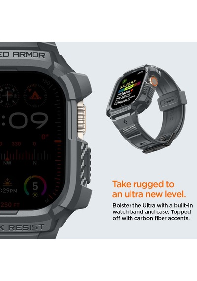 Apple Watch 49mm Ultra 4/3/2/1 İle Uyumlu Kılıf & Kordon Kayış Rugged Armor Pro Dark Gray - Acs07390 Çok Renkli Apple Watch 49mm Ultra 4/3/2/1 İle Uyumlu Kılıf & Kordon Kayış Rugged Armor Pro Dark Gray - Acs07390 Çok Renkli