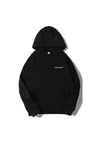 Brz Collection Unisex Oversize Mclaren 7205 Hoodie Siyah