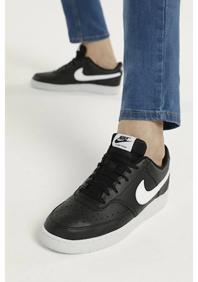 Nike Court Vısıon Lo Nn Erkek Sneaker Siyah Siyah