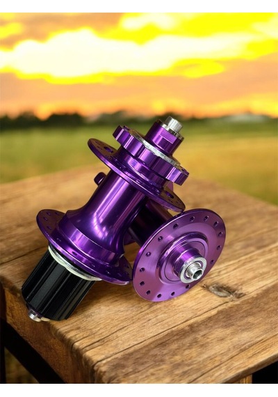Forte Gt Xbyc 680 Bisiklet Hub Sesli Ön Arka Kaset Göbek Seti 32 Delik 6 Vida Qr Mandal Mor