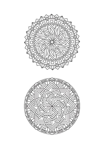 Kolaydan Zora İkili Mandala Boyama Kitabı (130 Seçilmiş Mandala)
