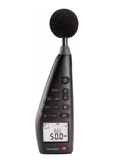 Testo 816-1 Gürültü Seviyesi Ölçüm Cihazı ve Kayıt Cihazı