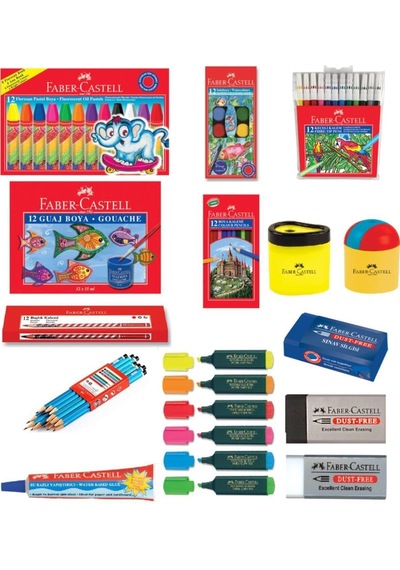 Faber Castell Faber Castell Ekonomik Okul Seti 19 Parça O S