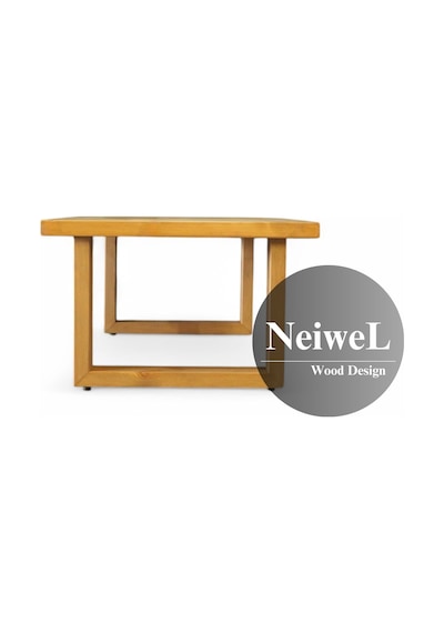 Neiwel Awes Doğal Ahşap Sehpa-70-140 Açık Ceviz Neiwel Awes Doğal Ahşap Sehpa-70-140 Açık Ceviz