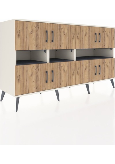Kronos Konsol 8 Raflı 8 Kapaklı 176x59x99 Aytaşı-çam/antrasit Aytaşı-çam/antrasit Kronos Konsol 8 Raflı 8 Kapaklı 176x59x99 Aytaşı-çam/antrasit Aytaşı-çam/antrasit