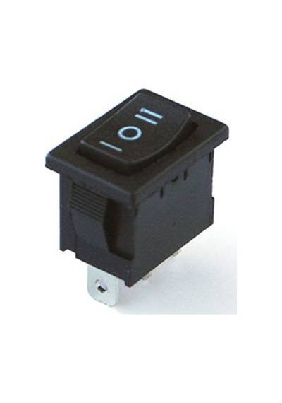 Switch - "123" - Kare On/Off/On Anahtar - Işıksız - 3 Pin