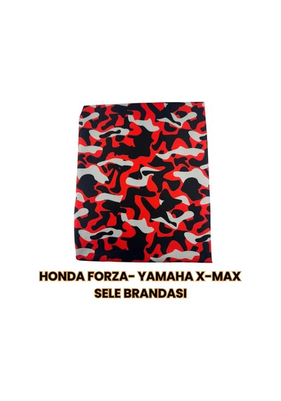 Honda Forza 250 Sele Brandası Kılıfı Kırmızı Yamaha Xmax 250