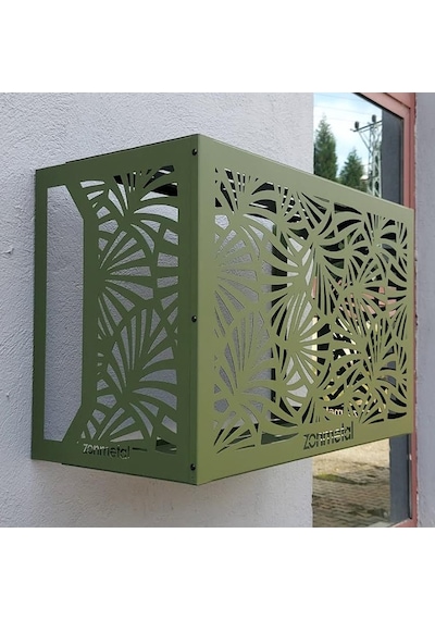 Forest Klima Motoru Gizleme Kafesi Ral 6003 Yeşil 70x55x41 Cm