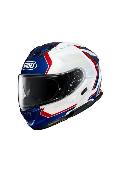 Shoei Gt-Air 3 Realm Tc-10 Kapalı Motosiklet Kaskı Beyaz - Mavi - Kırmızı